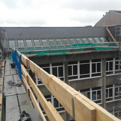 Pose de Velux sur un bâtiment à Quimper