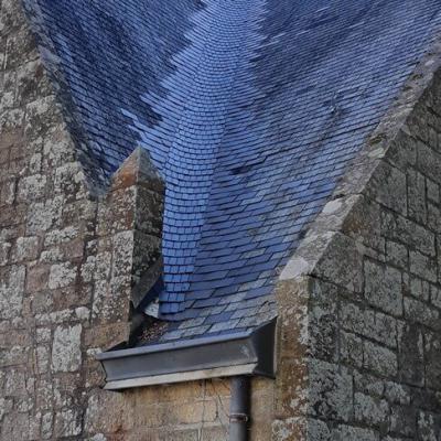 Pose d'ardoises à Bénodet